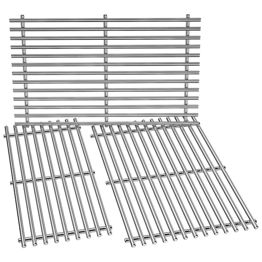 stainless steel cooking grates 3-pack for Weber Summit 640, 650, 660 & 670 grills, replaces 67552.