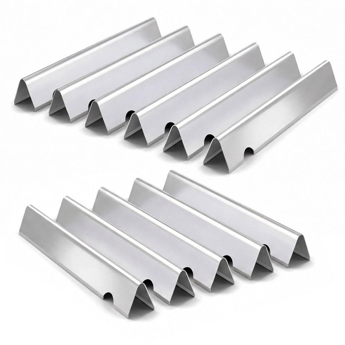 11-pack stainless steel flavorizer bars for Weber Genesis II 610 & LX 640 grills, replaces 66796, 66687.