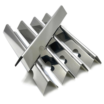 5-pack stainless steel flavorizer bars replacing Weber 66032/66795 for Genesis II 300 series gas grills.