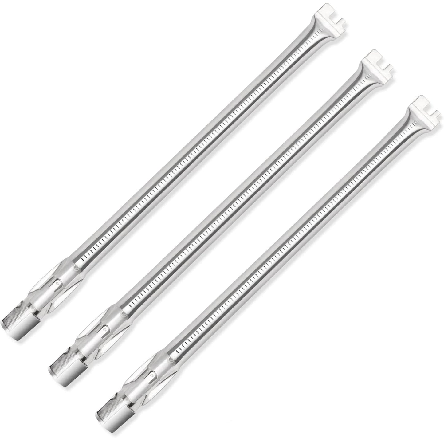 3-pack stainless steel burners replacing Weber 62752 for Genesis 300 series grills (E310 and S330).