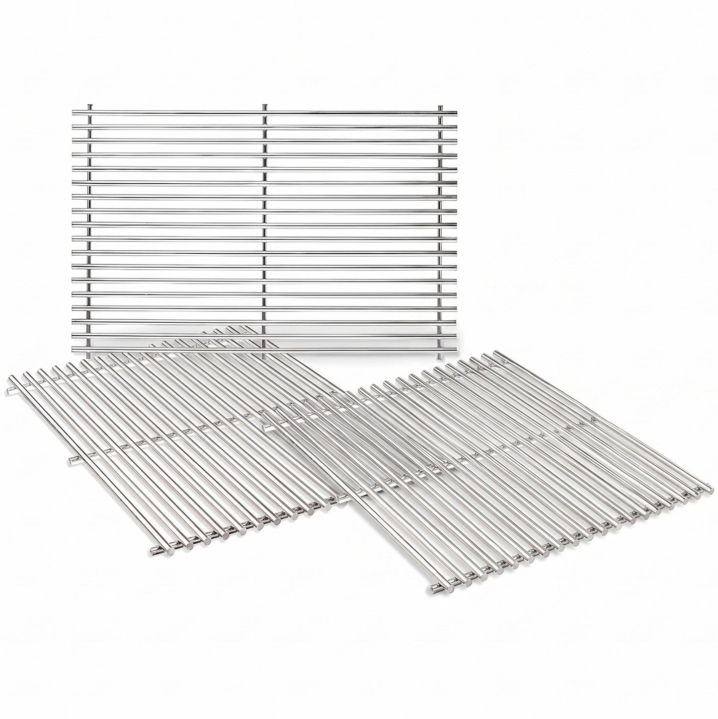 stainless steel grill grates set replacing Weber 66096 for Genesis II 600 & LX 640 series gas grills.