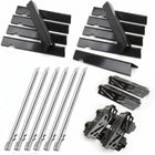 Porcelain-Enameled Flavorizer Bars, Heat Deflectors & Burners Set for Weber Genesis II E-610/S-610 and LX E-640/S-640 (2017 & Newer)