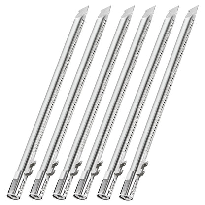 6-pack stainless steel burners replacing Weber 67491 for Genesis II 610 & LX 640 series 6-burner gas grills.