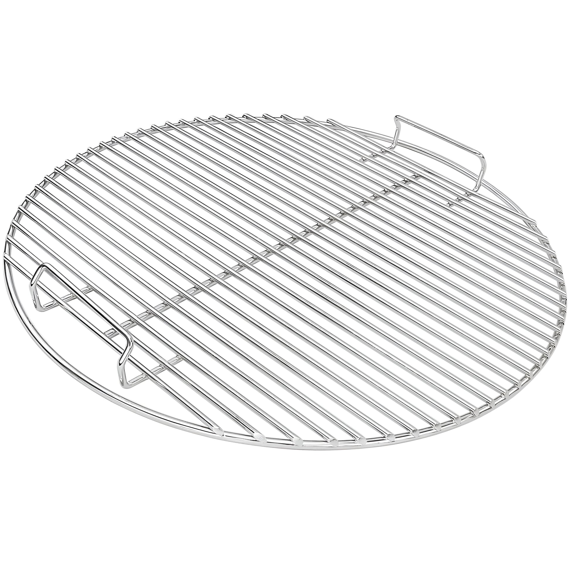 44.5 cm stainless steel round cooking grate replacing Weber 7432 for 47 cm Kettle, Smokey Mountain & Jumbo Joe grills.