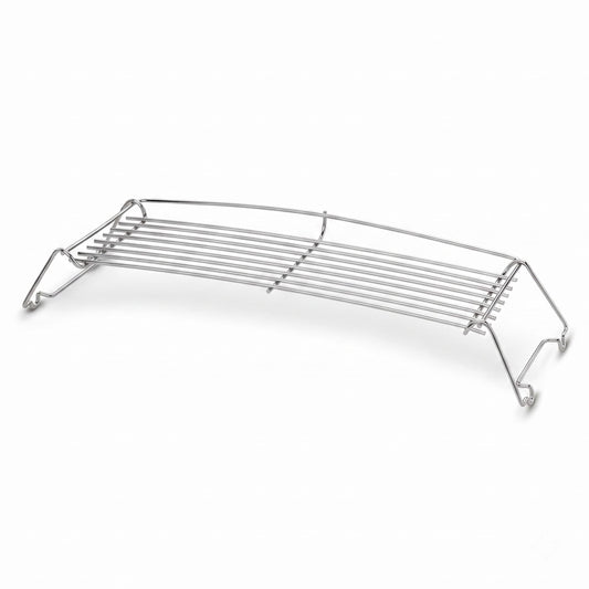 Stainless steel warming rack replacing Weber 6570 for Q300, Q320, and Q3000/Q3200 series gas grills.
