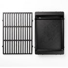 Cast iron Grill Grate & Deep Griddle Set for Weber Spirit & Spirit II 300 Series (E-310, E-320, E-330), Spirit 700, Genesis Silver/Gold/Platinum B & C, 1000-5000 Grills, Replaces Weber 7638