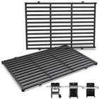 7638 Cast iron Grill Grates for Weber Spirit 300 Series (E-310/E-320/S-310/S-320), Spirit 700, Silver/Gold/Platinum B & C, Genesis 1000-5000 Gas Grills, 44.5 cm x 30.2 cm each