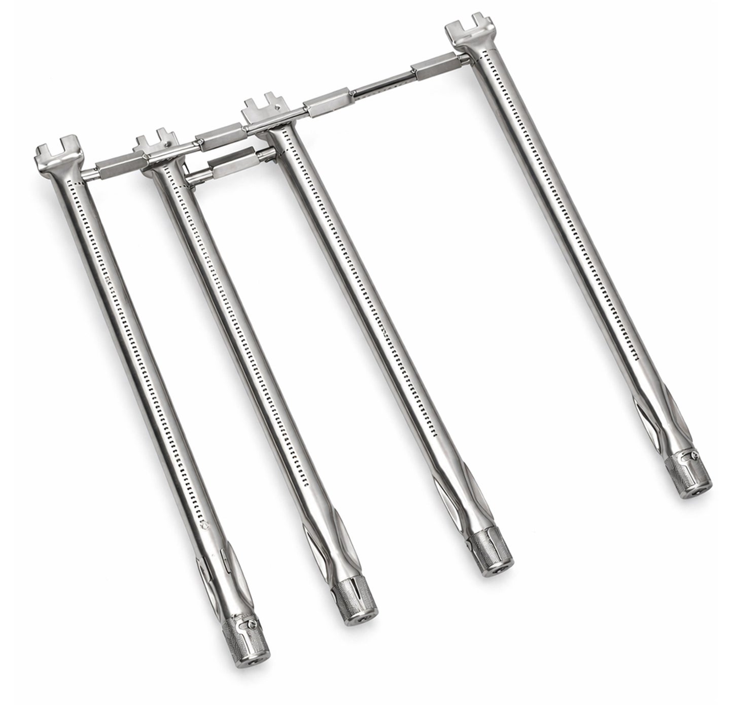 Stainless steel burner set replacing Weber 68948 & 65518 for Spirit 330 & 335 gas grills with sear burner.