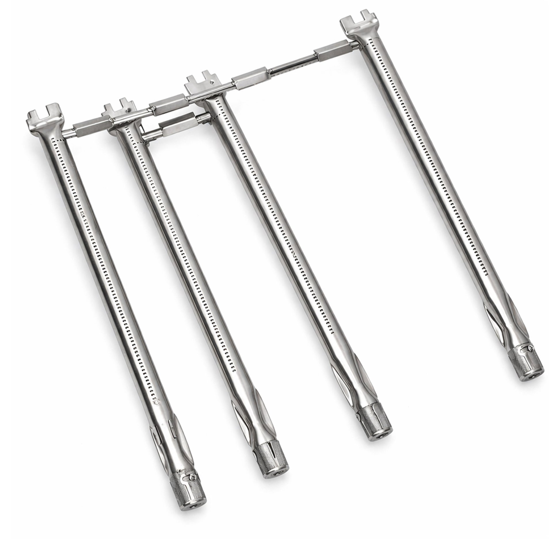 Stainless steel burner set replacing Weber 68948 & 65518 for Spirit 330 & 335 gas grills with sear burner.