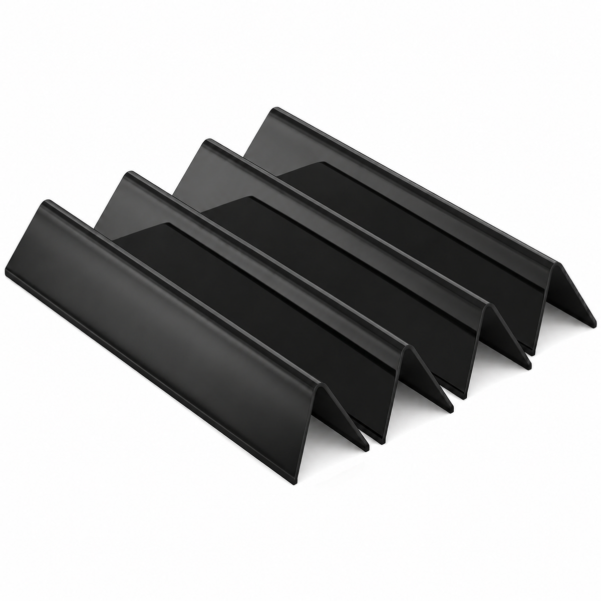 Set of 4 porcelain-enameled steel flavorizer bars for Weber Spirit 400 series grills including E-410, E-425 & SP-435.