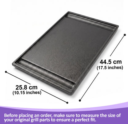Cast Iron Flat Griddle for Weber Spirit 200 / Spirit II 200 (2013-2024) & Spirit 300 (2025+) Series Grills – Replaces 7637