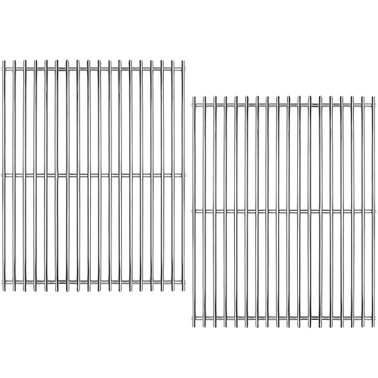 Weber 7522, 38cm Grill Grate Replacement for Spirit 200 Series (E-200, E-210, S-200, S-210), Genesis Silver A, 38cm X 28.6 cm each, (Side-Mounted Controls), Stainless Steel