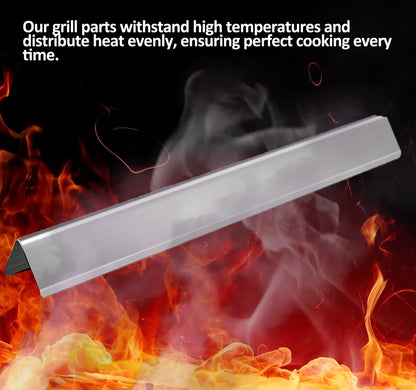 7620 Flavorizer Bars for Weber Genesis 300 Series Gas Grills - E-310/E-320/E-330 (Front Control), Stainless Steel