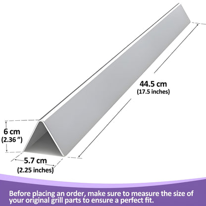 7620 Flavorizer Bars for Weber Genesis 300 Series Gas Grills - E-310/E-320/E-330 (Front Control), Stainless Steel